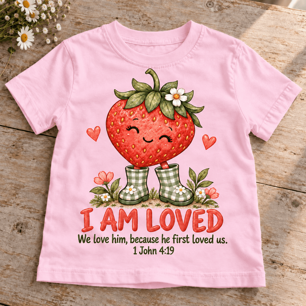I AM LOVED Christian scripture shirt - I AM Kids