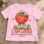 I AM LOVED Christian scripture shirt - I AM Kids