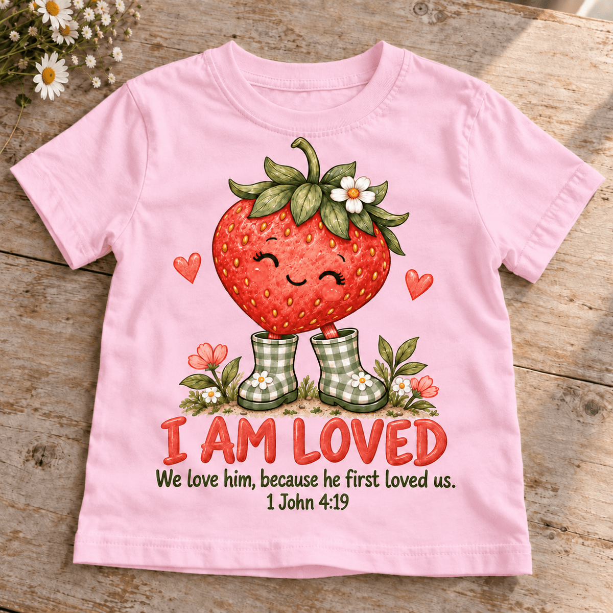 I AM LOVED Christian scripture shirt - I AM Kids