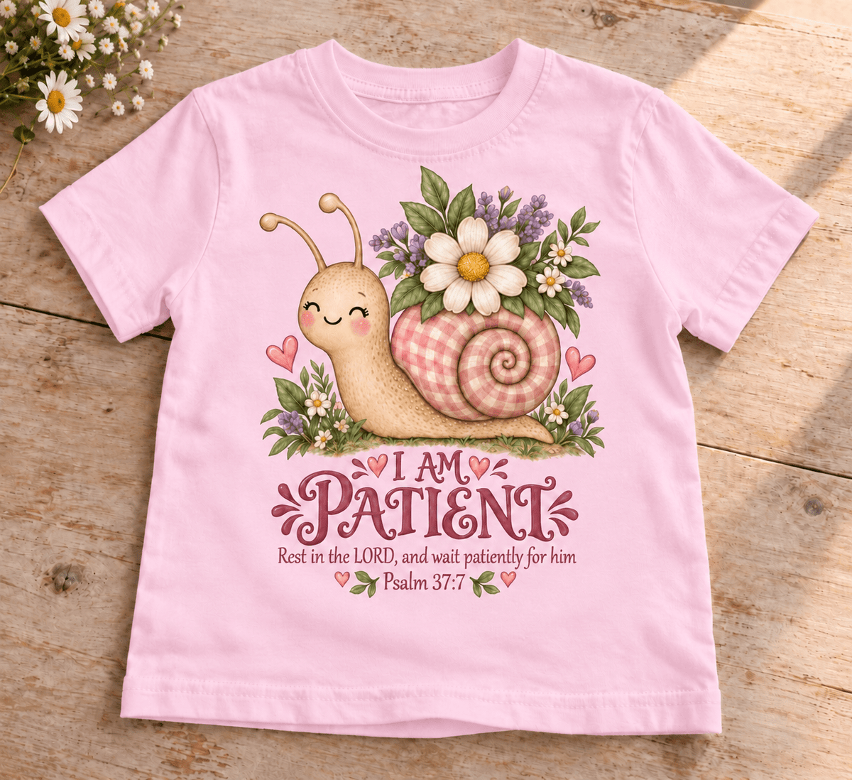 I AM PATIENT Christian scripture shirt - I AM Kids