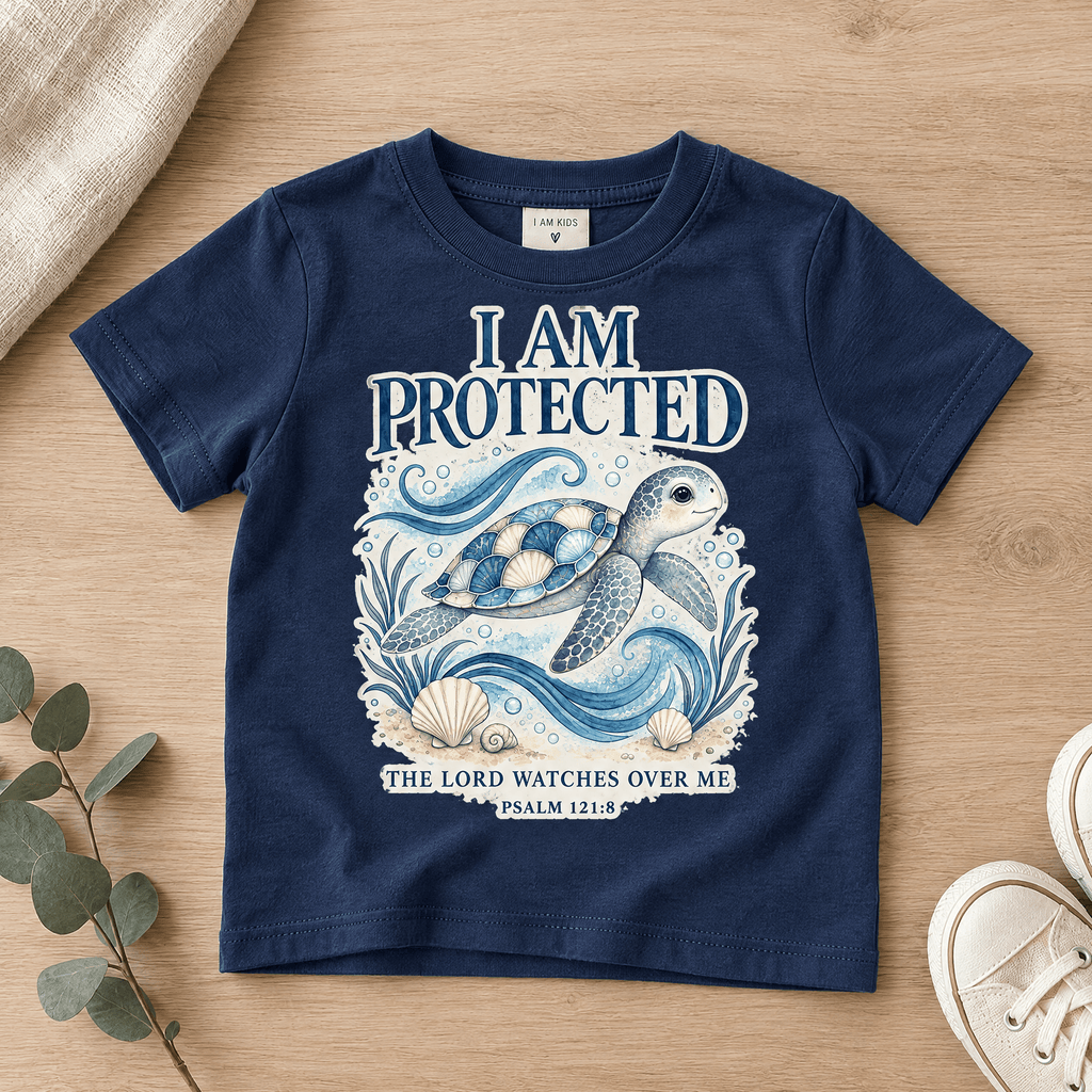 I AM Protected Christian scripture shirt - I AM Kids