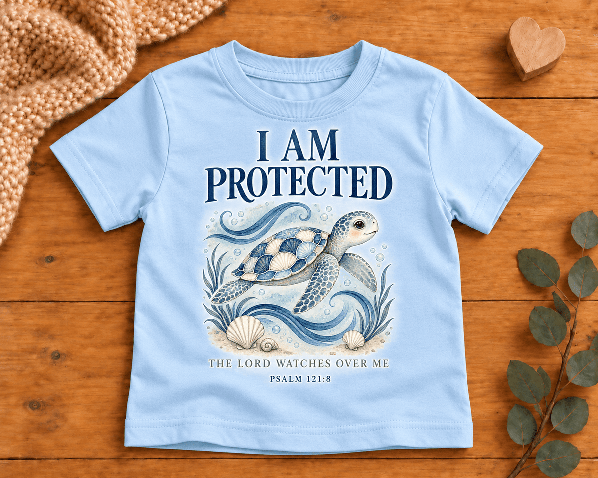 I AM Protected Christian scripture shirt - I AM Kids