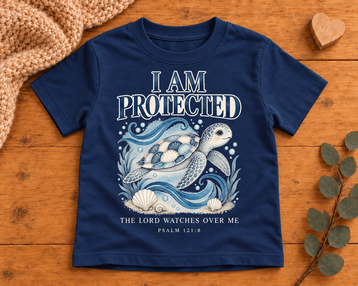 I AM Protected Christian scripture shirt - I AM Kids