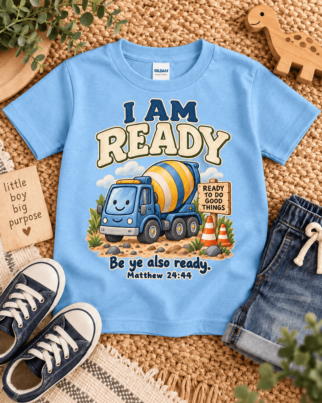 I AM Ready Christian scripture shirt - I AM Kids