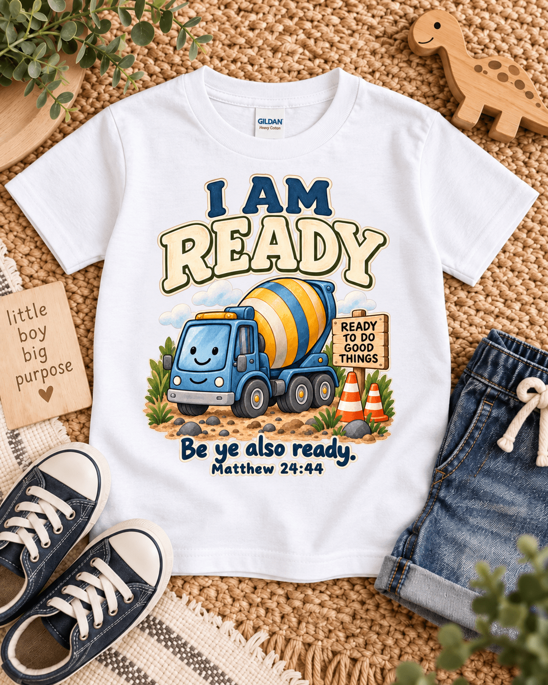 I AM Ready Christian scripture shirt - I AM Kids