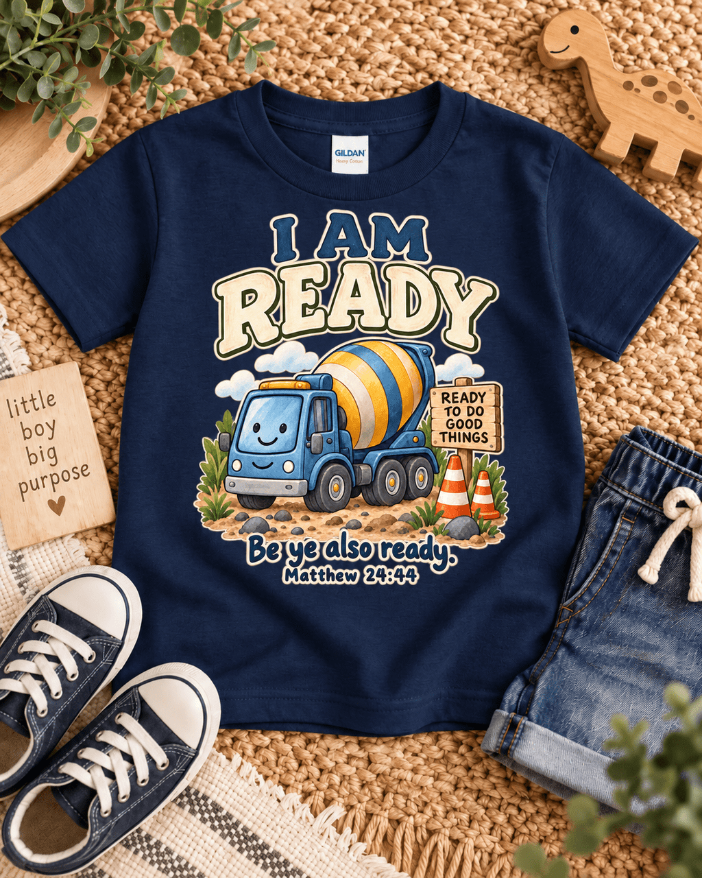 I AM Ready Christian scripture shirt - I AM Kids