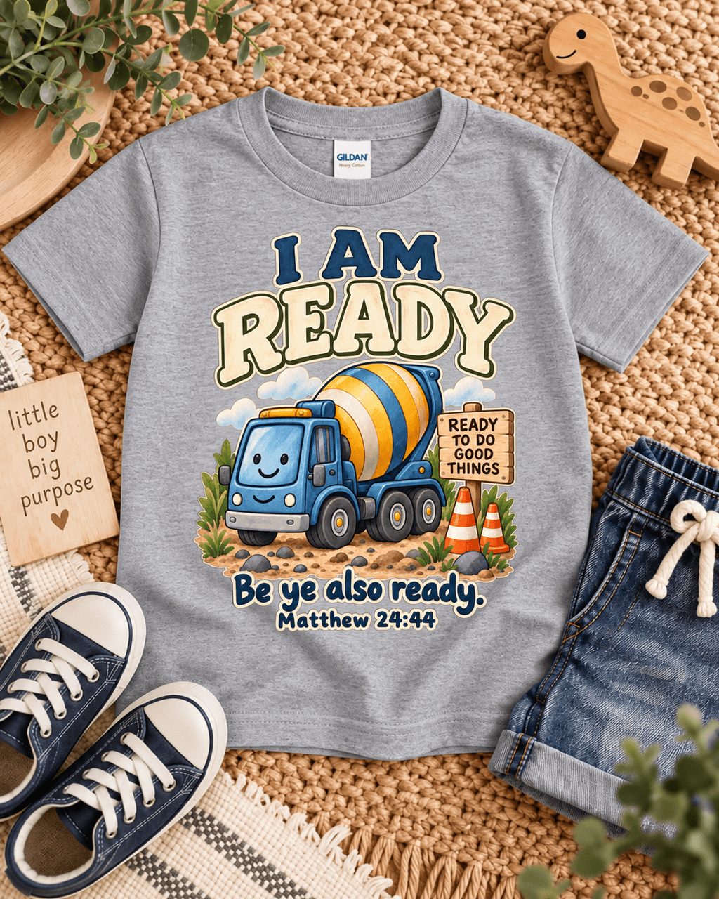 I AM Ready Christian scripture shirt - I AM Kids