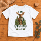 I AM STRONG Christian scripture shirt - I AM Kids