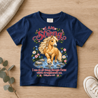 I Am Strong Christian scripture shirt - I AM Kids