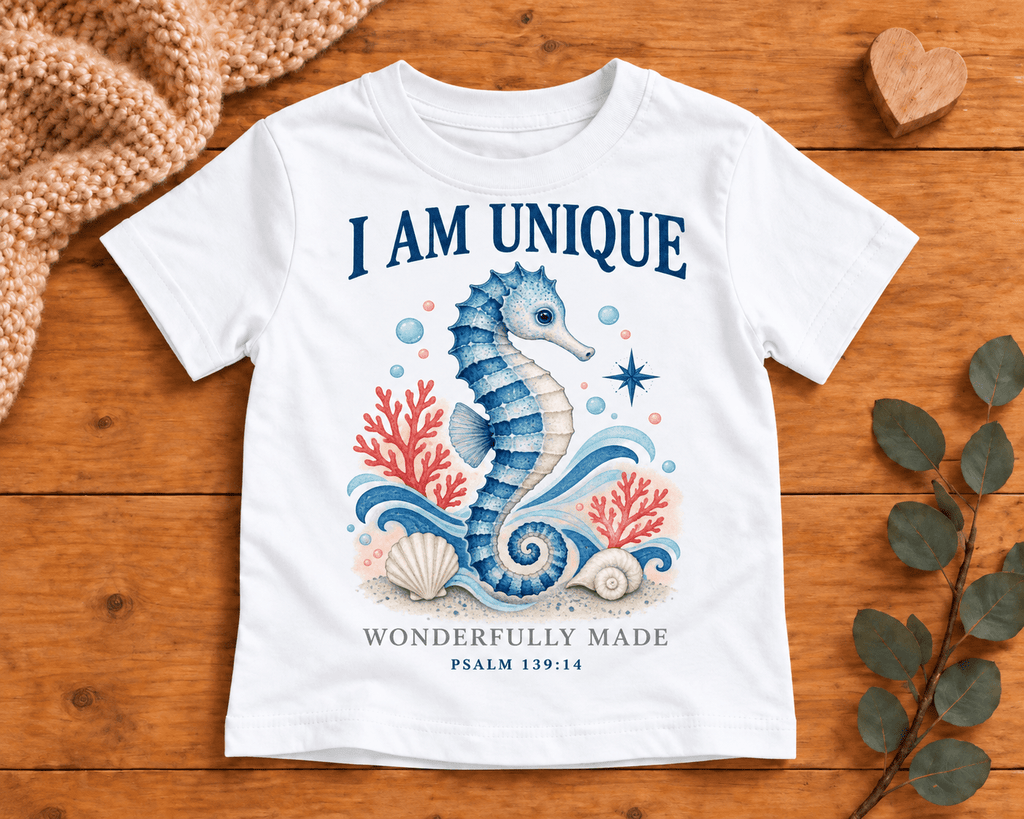 I AM Unique Christian scripture shirt - I AM Kids