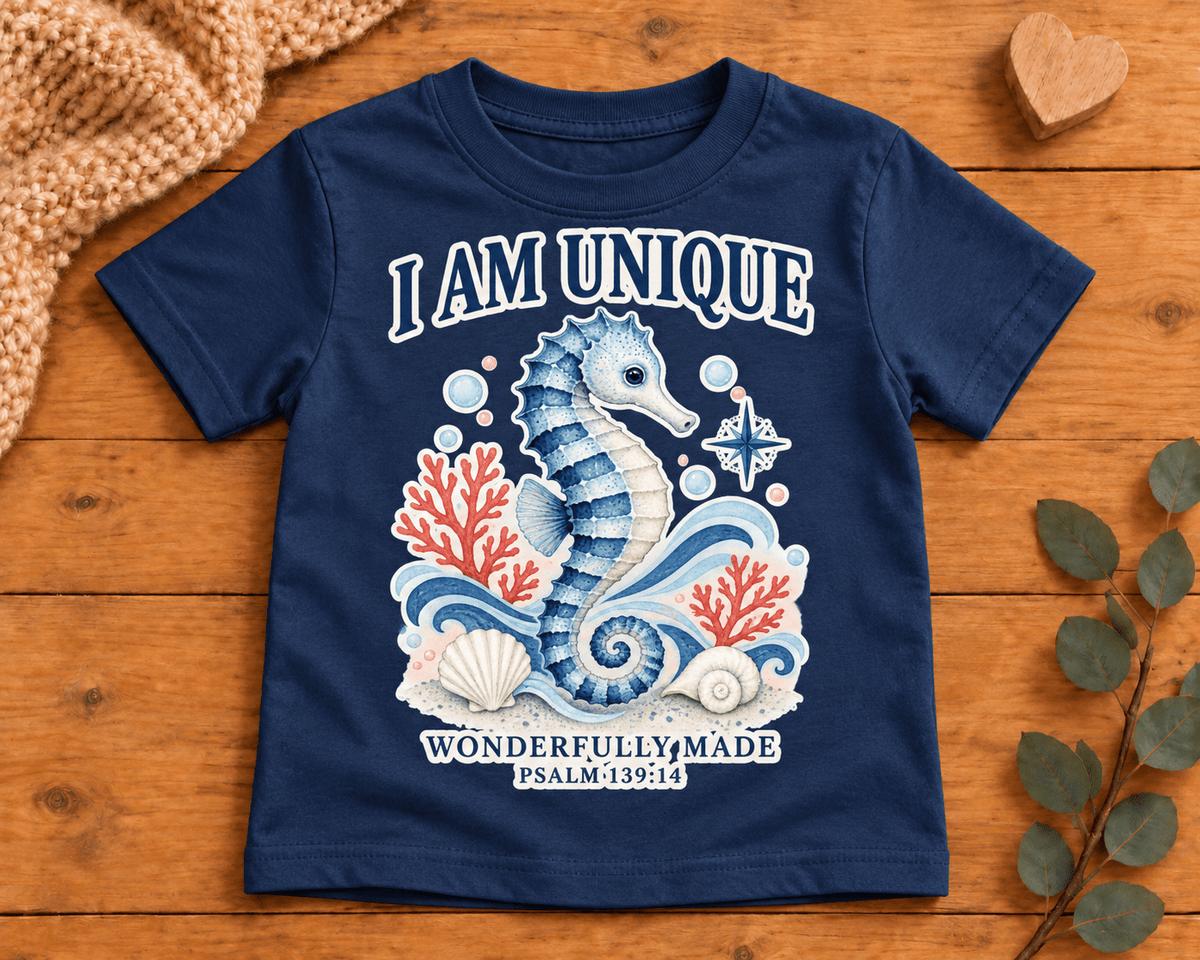 I AM Unique Christian scripture shirt - I AM Kids