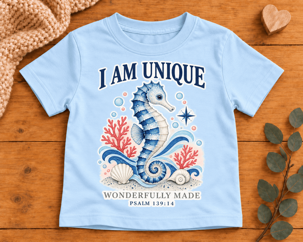 I AM Unique Christian scripture shirt - I AM Kids