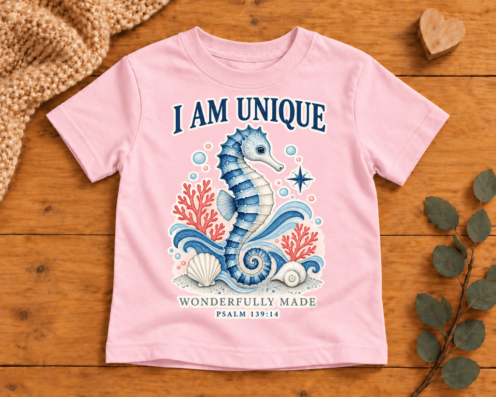 I AM Unique Christian scripture shirt - I AM Kids