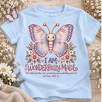 I AM WONDERFULLY MADE Christian scripture shirt - I AM Kids