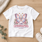 I AM WONDERFULLY MADE Christian scripture shirt - I AM Kids