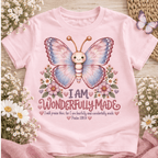 I AM WONDERFULLY MADE Christian scripture shirt - I AM Kids