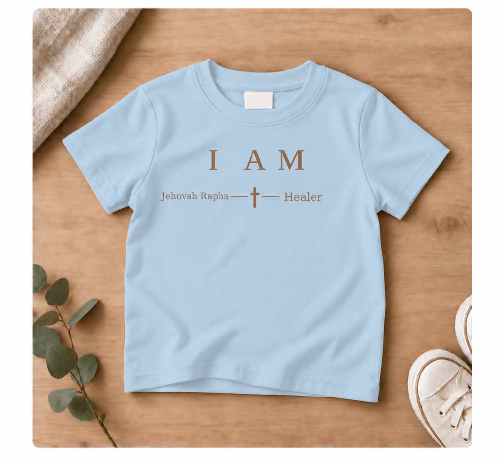 Jehovah Rapha — Healer | The Great I AM Collection Christian scripture shirt - I AM Kids
