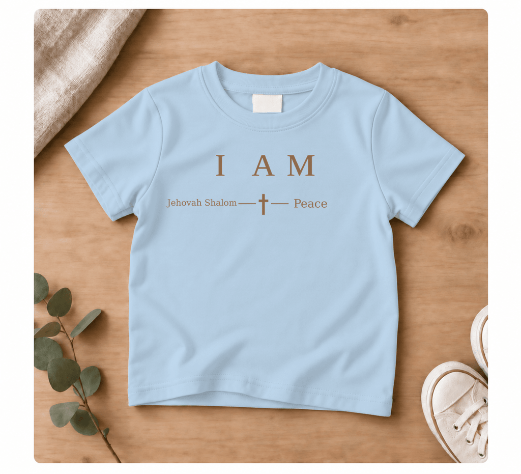 Jehovah Shalom — Peace | The Great I AM Collection Christian scripture shirt - I AM Kids