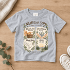 Names of God Kids Tee | Future Disciples Christian scripture shirt - I AM Kids