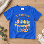 Praise the Lord Singing Birds Kids Tee | Future Disciples Christian scripture shirt - I AM Kids